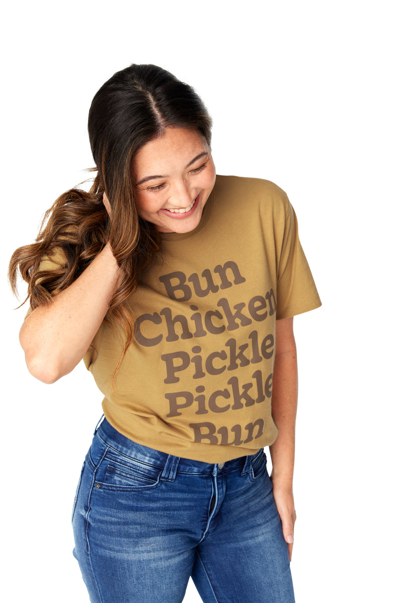 Bun Chicken Pickle Pickle Bun Tee