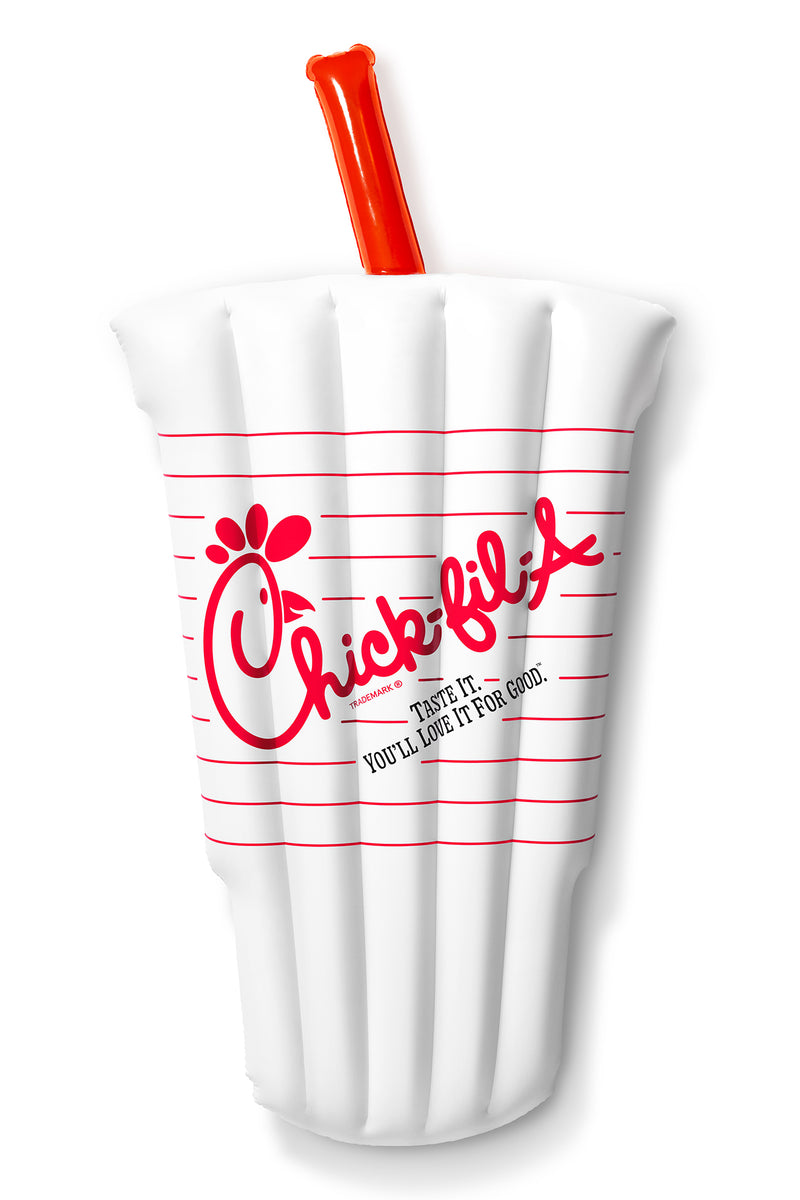 Retro Chick-fil-A Striped Large Cup Pool Float